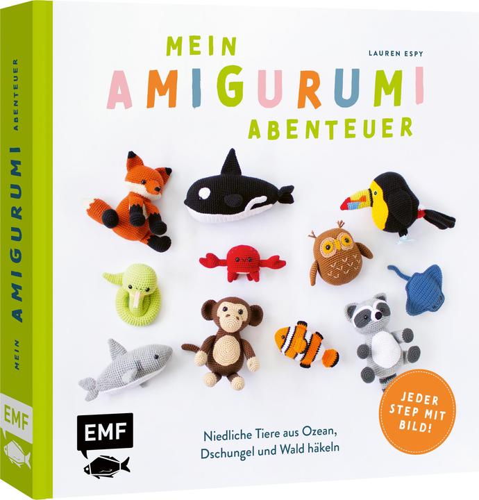 Immagine prodotto Mein Amigurumi-Abenteuer – Tiere häkeln (Tedesco, Lauren Espy, 2024)