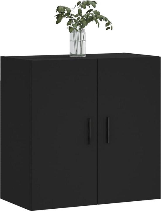 Produktbild VidaXL Wandschrank Schwarz 60x31x60 cm Holzwerkstoff, Farbe (60 x 31 x 60 cm)