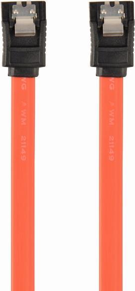Actual product image Gembird Cablexpert CC-SATAM-DATA-0.3M - 0.3 m - SATA III - Male/Male - Pink - Ge