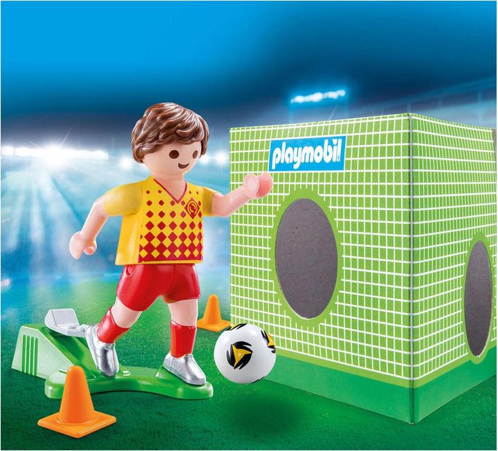 Produktbild Playmobil Fussballspieler mit Torwand (70157)