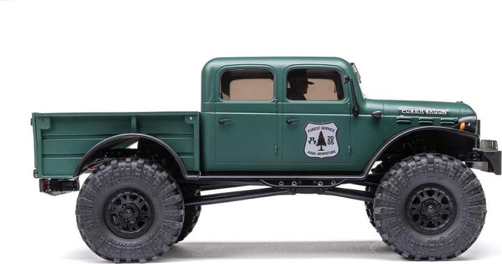 Productafbeelding Axial Schaal Crawler SCX24 Dodge Power Wagon Groen, 1:24, RTR (RTR Gereed voor gebruik)