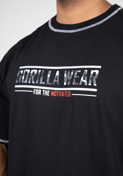 Immagine prodotto Gorilla Wear Maglietta Saginaw oversize - Nero (XXL)