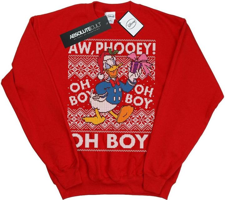 Immagine prodotto Disney Donald Duck Christmas Fair Isle Felpa Ragazzi (128)