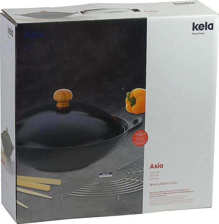 Immagine prodotto Kela Asia Wok (36 cm, Wok, Ghisa)