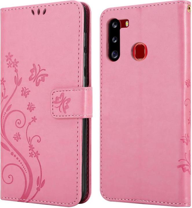 Actual product image Cadorabo Flower Book cover (Samsung Galaxy A21)