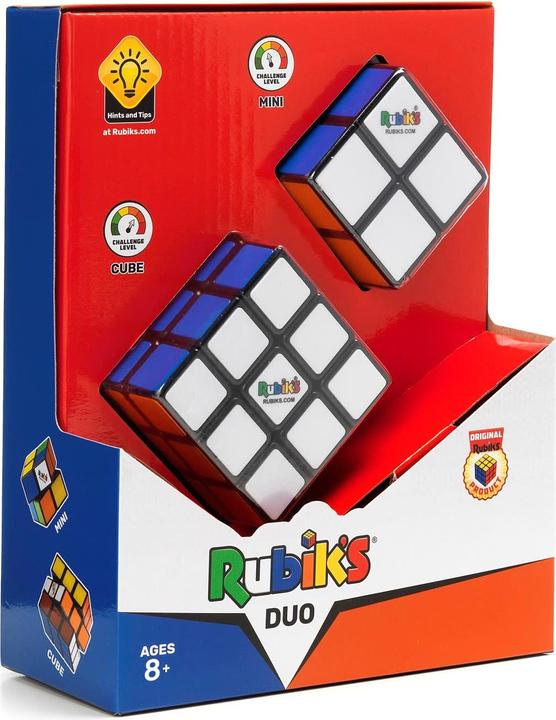 Actual product image Rubik's 6064009 SPIN MASTER - RUBIKS - Duo Pack 3x3 + 2x2 NEW 3-2022 (3 x 3, 2 x 2)