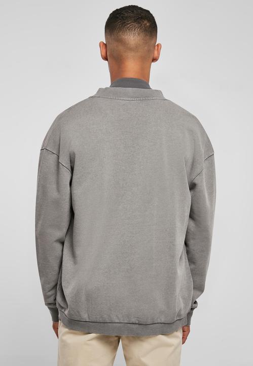 Actual product image Urban Classics Washed Sweat Bomber - 17020 (S)