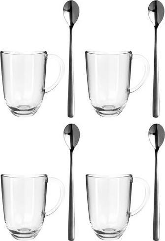 Actual product image Leonardo Latte Macchiato Glass Napoli 380 ml, 4 pieces, Transparent (380 ml, 2 x)