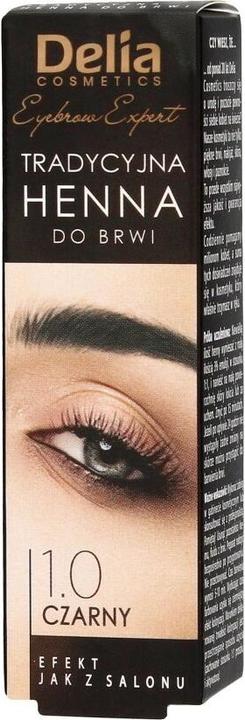 Produktbild Delia Cosmetics Delia Eyebrow Henna 1.0ack 2G (Schwarz)