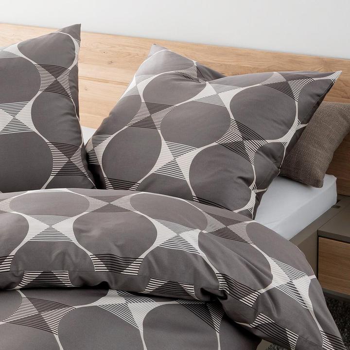 Produktbild Janine Mako-Satin Bettwäsche J.D. 87103 taupe (Bettwäsche Set, 135x200 cm + 80x80 cm)