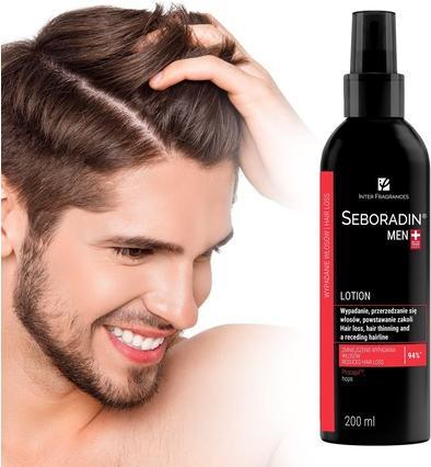 Productafbeelding Seboradin MEN Haarlotion tegen haaruitval en dunner wordend haar 200ml - Haar- en hoofdhuidbehandeling (200 ml)