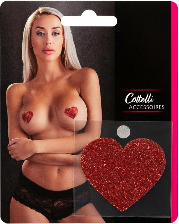 Actual product image Cottelli Collection Titty Sticker Heart