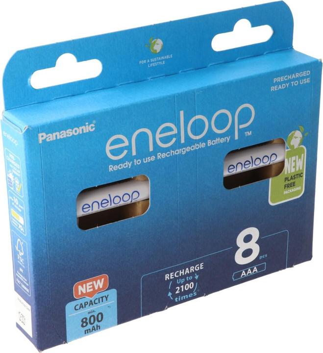 Image du produit Panasonic Batterie Micro AAA HR-4UTGA 8x et 2x AccuSafe AAA (AAA, 800 mAh)
