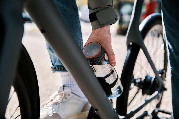 Actual product image Fidlock Twist Bottle 700 Life + Bike Base clear black (0.80 l)