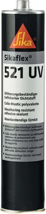 Produktbild Sika Sikaflex 521 UV, 300ml (0.50 kg, Weiss, 300 ml)