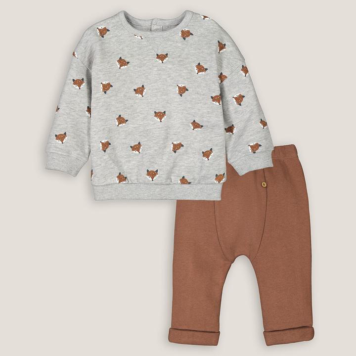 La Redoute Collections 2-teiliges Set aus Sweatshirt und Sweatpants (50)