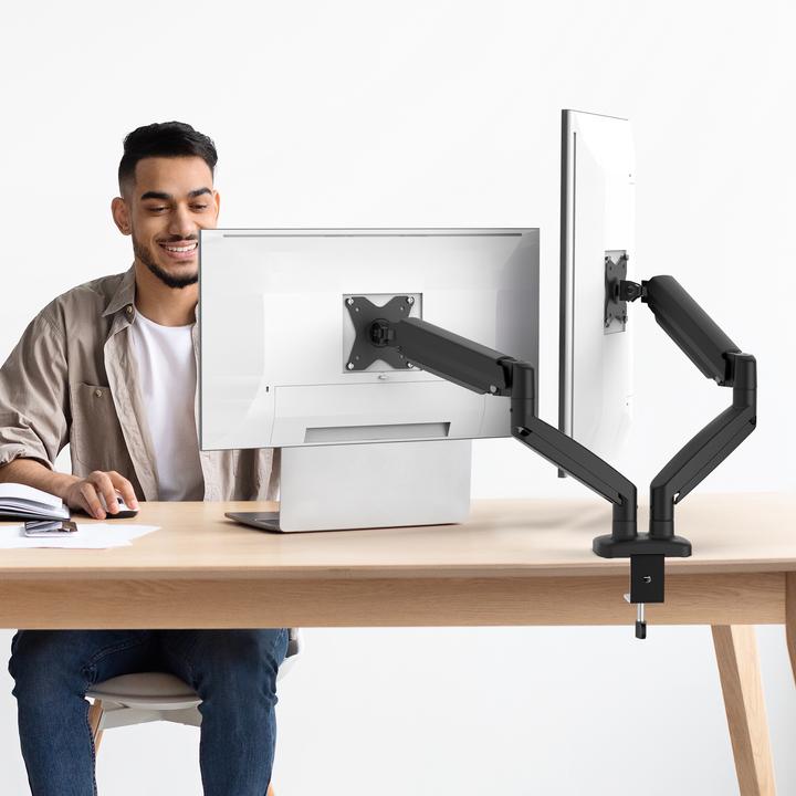 Produktbild j5Create JTSA102-N, Klemme/Durchführung, 16 kg, 43,2 cm (17"), 81,3 cm (32"), 100 x 100 mm (Tisch, 32.01")
