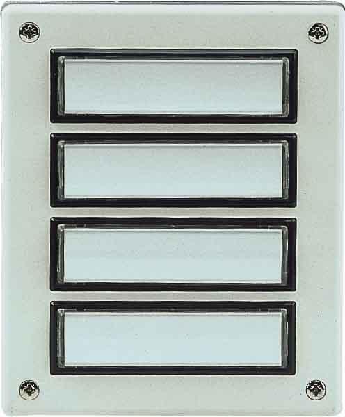 Produktbild Grothe GRO AP Klingeltableau mit55632ETA 632 WS 2 Tasten beleuchtet weiss