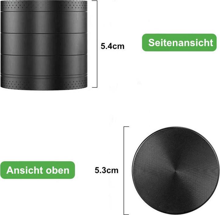 Produktbild Hermex Grinder Kräutermühle Tabakmühle Kräutermahlwerk Kräuter Crusher