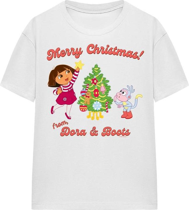 Produktbild Dora The Explorer Happy Holidays TShirt (S)