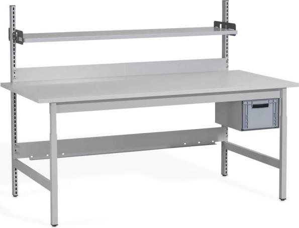 Produktbild Moravia Komplett-Packtisch ERGO-Budget, niedrig 1600 x 900 mm (BxT), Gesamthöhe 1480 mm (160 cm, 160 cm)