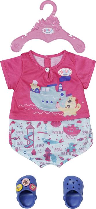 Baby Born Bath Pyjamas & Clogs, 43cm