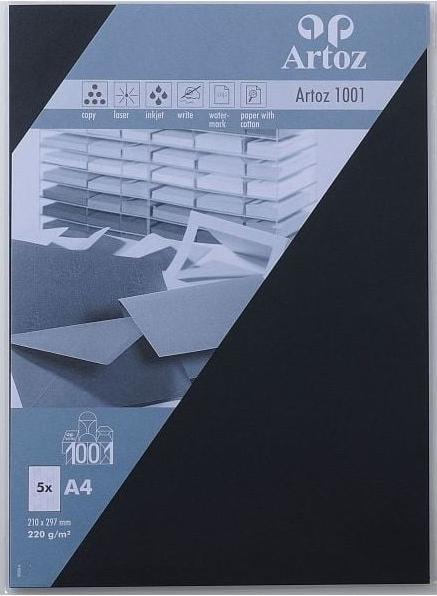 Produktbild Artoz 1001 Karten schwarz (A4, 220 g/m², 5 x)