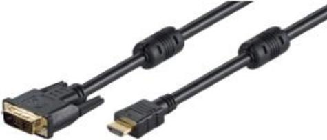 Productafbeelding M-Cab 3M HDMI naar DVI-D kabel - Goud (3 m, DVI)