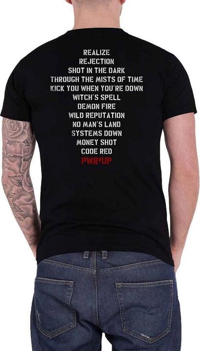 Image du produit AC/DC Adult Dark Stage Track List T-shirt (S)