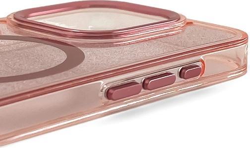 Produktbild Hurtel Glitter Case mit MagSafe für iPhone 16e - Rosa (Apple iPhone 16e)