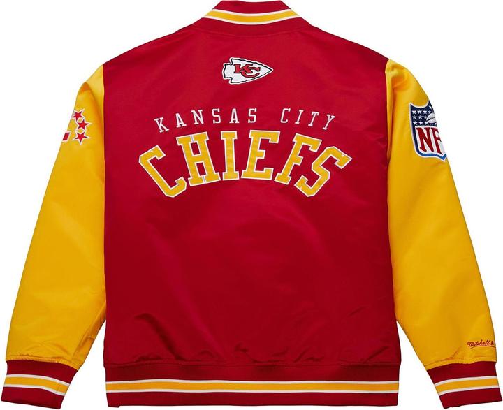 Produktbild Mitchell & Ness M&N Heavyweight Satin Jacke NFL Kansas City Chiefs - L (L)