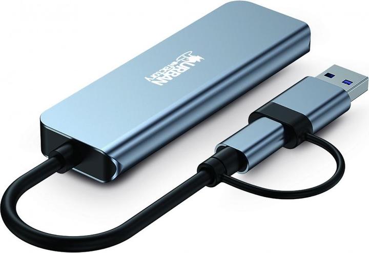 Actual product image Urban Factory Mining USB-A/C hub (USB-C, 4 Ports)