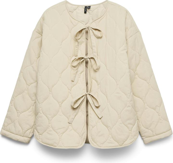 Vero Moda Vmsabine Ls Quilted Tie Jacket Exp