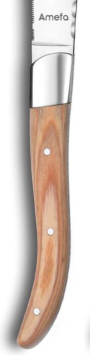 Produktbild Amefa ROYAL STEAK Steakmesser Set 4-teilig holz, hochglanzpoliert (4 Stück, Messer)