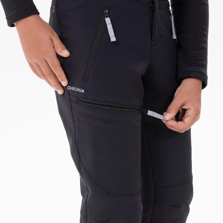 Produktbild Quechua Winterhose Softshell Kinder Gr. 122–170 warm Wandern - SH500 Mountain (6, 7, 8)