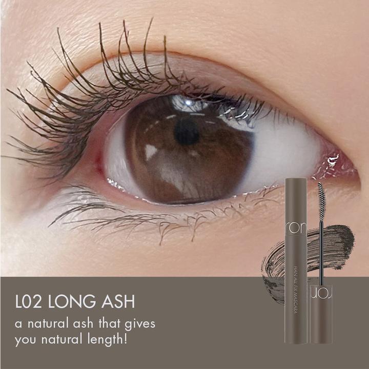 Actual product image Rom&Nd HAN ALL FIX MASCARA L02 Long Ash (L02 Long Ash)