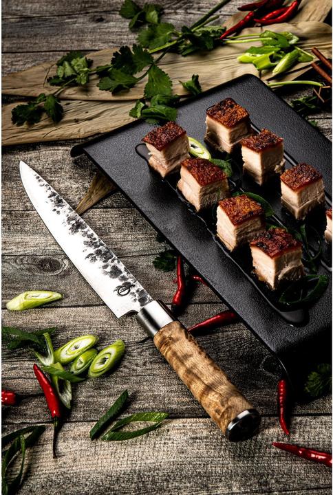Actual product image Forged Carving knife, 20.5 cm, Brown (20.50 cm)