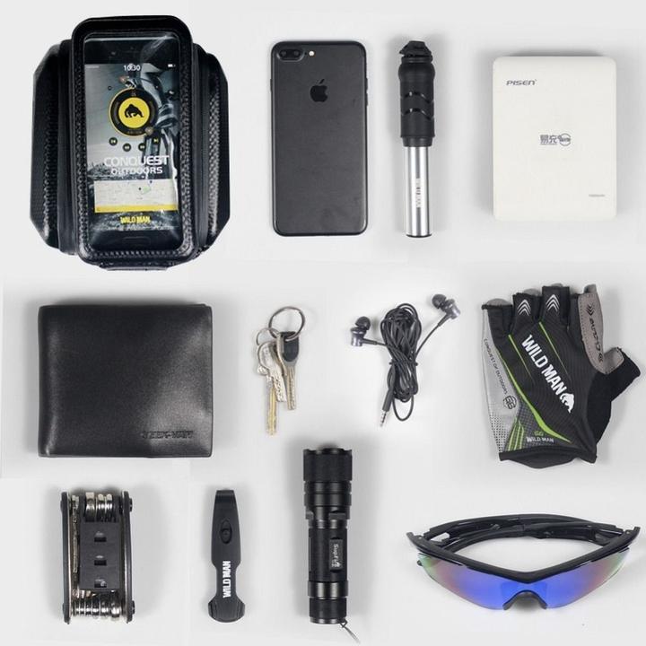 Produktbild Forever Universalus telefono laikiklis WILDMAN E6S 1L 4""- 7"" dviraÄiui su