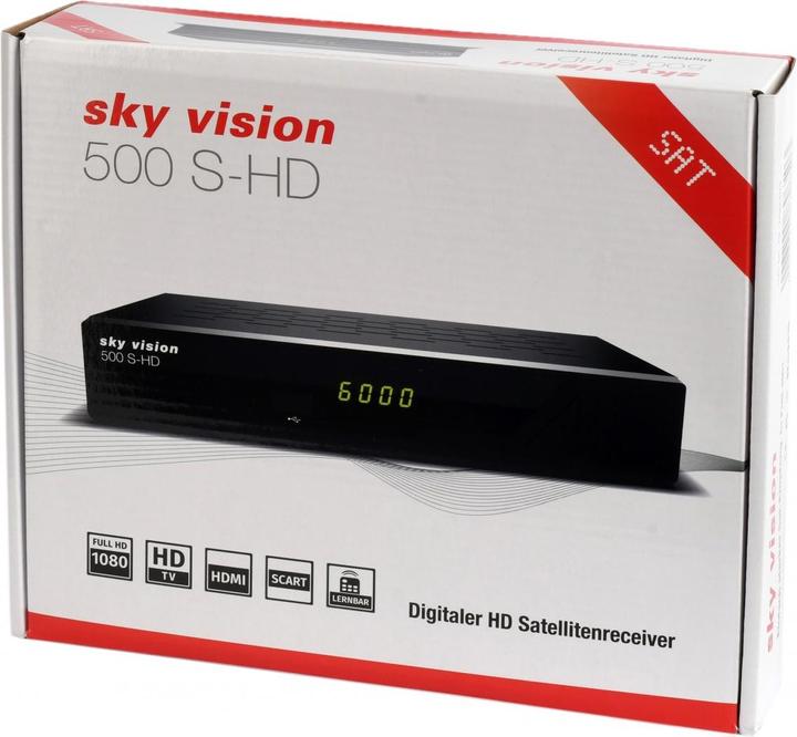 Produktbild Sky Vision 500 Digitaler FullHD SATReceiver (DVB-S2)