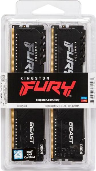 Produktbild Kingston FURY Beast (2 x 8GB, 3200 MHz, DDR4-RAM, DIMM)