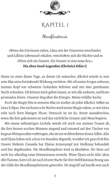 Image du produit Blood Moon Falling (La chute de la lune de sang). Les épreuves de la déesse (Blood Moon Rising 2) (Liz Skadi, Allemand)