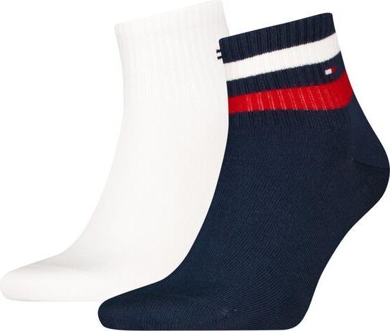 Produktbild Tommy Hilfiger Socken Söckchen 2P Weiss/Marine (2er Pack, 39 - 42)