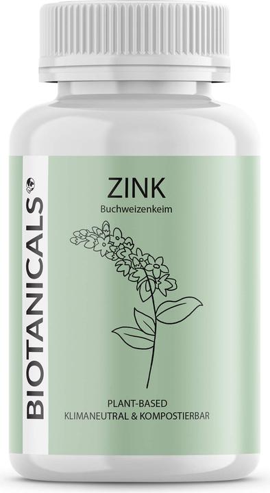 Produktbild Biotanicals Zink 120 Kapseln (120 Stück, Kapseln, 82 g)