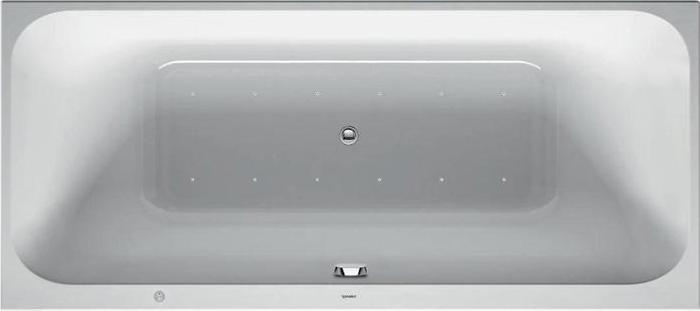 Actual product image Duravit Rectangular whirlpool tub HAPPY D.2 150 l 1700x700 we 1 RS left Air-System (150 l, 170 cm, 70 cm)