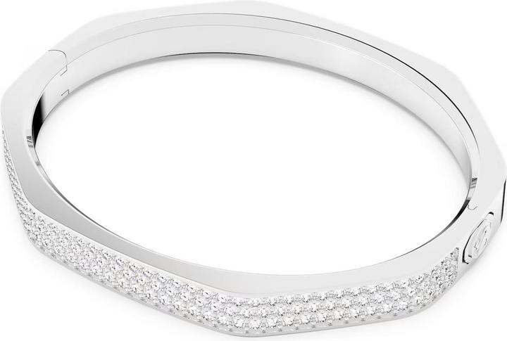 Produktbild Swarovski Dextera Armreif Achteckform Weiss (6 cm, Swarovski Metall)