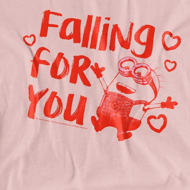 Produktbild Minions Falling For You Ladies TShirt (L)