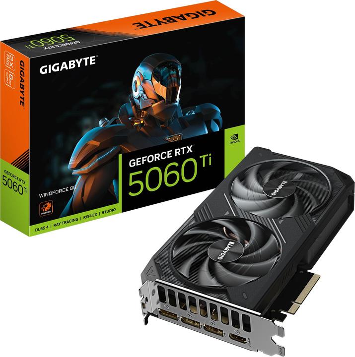Gigabyte GeForce RTX 5060 Ti WINDFORCE 8G (8 GB)
