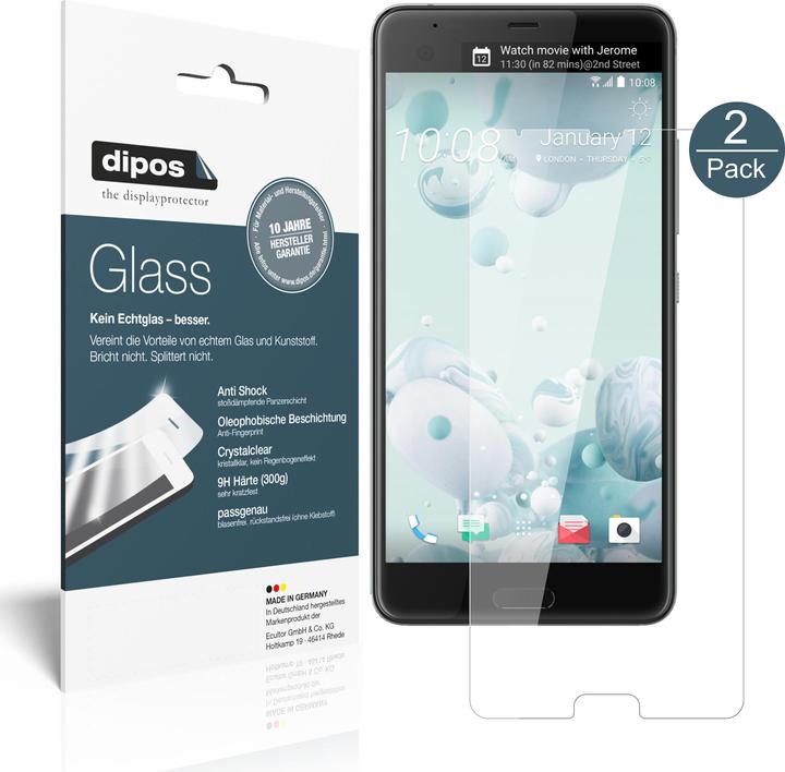 Produktbild Dipos Displayschutz Anti-Shock (1 Stück, HTC U Ultra)
