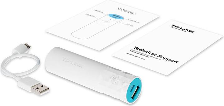 Produktbild TP-Link TL-PB2600 - Powerbank - 2600 mAh - 2.4 A (USB) (2600 mAh)