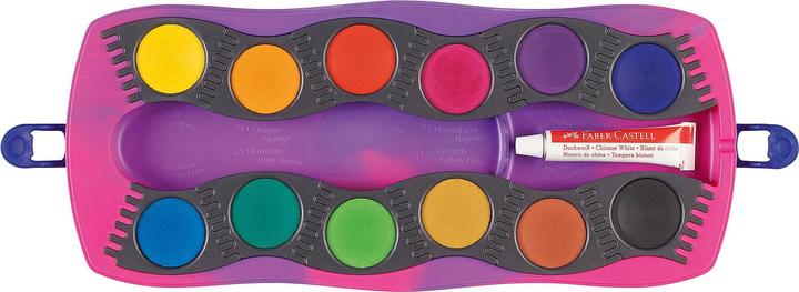 Actual product image Faber-Castell Colour box 12ST Connector pink (Multicoloured)